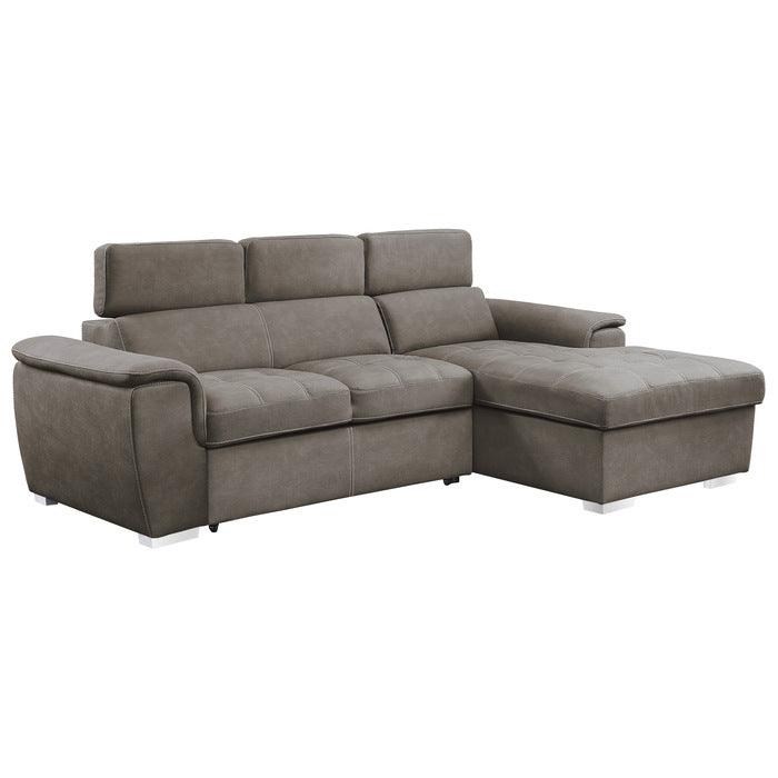 Ferriday Taupe Sectional 8228Tp | Homelegance