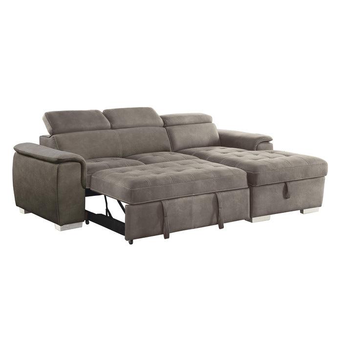 Ferriday Taupe Sectional 8228Tp | Homelegance