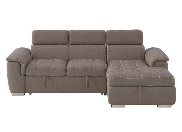 Ferriday Taupe Sectional 8228Tp | Homelegance