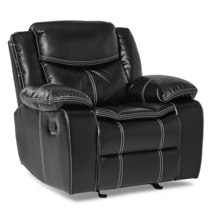 Bastrop Glider Reclining Chair 8230Blk-1 | Homelegance