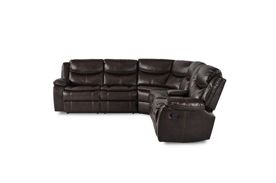 Bastrop 3 Piece Sectional 8230Brw-Sc | Homelegance