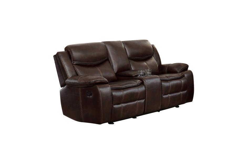 Bastrop 3 Piece Living Room Set 8230Brw-3-Set | Homelegance