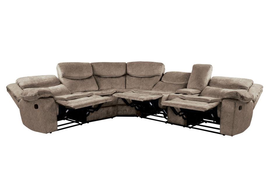 Bastrop 3 Piece Sectional Set 8230Fbr-Sc | Homelegance