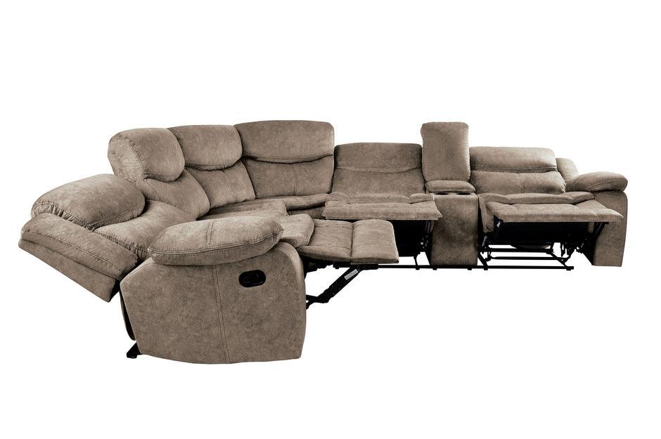 Bastrop 3 Piece Sectional Set 8230Fbr-Sc | Homelegance