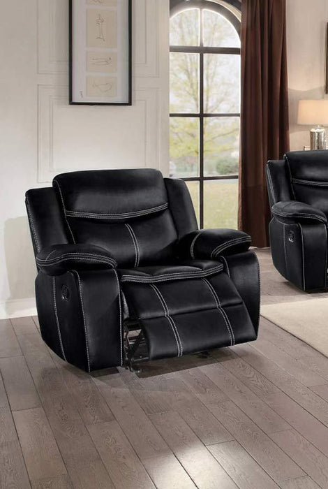 Bastrop Glider Reclining Chair 8230Blk-1 | Homelegance