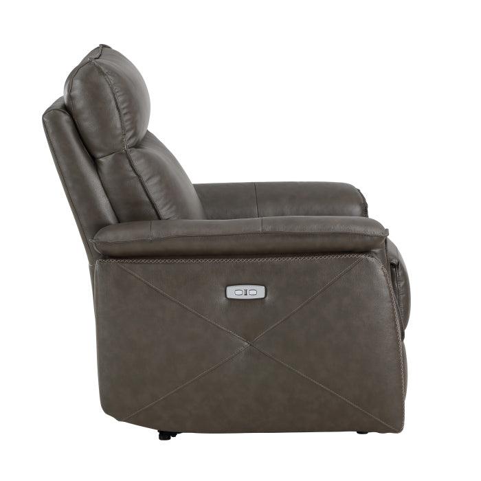 Moroni Power Reclining Chair With Power Headrest In Dark Brown 8259Rfdb-1Pwh | Homelegance