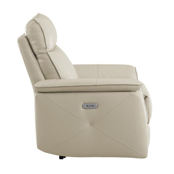 Moroni Power Reclining Chair With Power Headrest In Taupe 8259Rftp-1Pwh | Homelegance