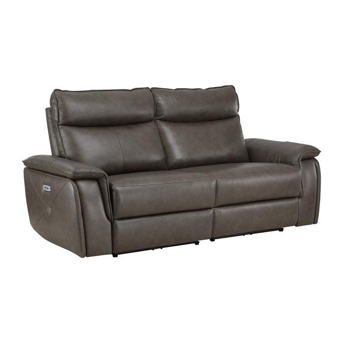 Moroni Power Double Reclining Loveseat With Power Headrests In Dark Brown 8259Rfdb-2Pwh* | Homelegance