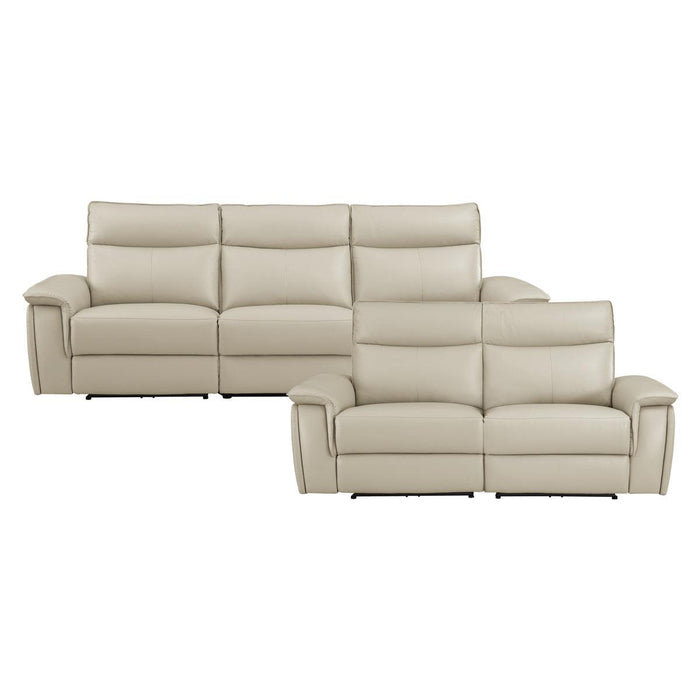 Moroni 2 Piece Sofa Set In Taupe 8259Rftp*2Pwh | Homelegance