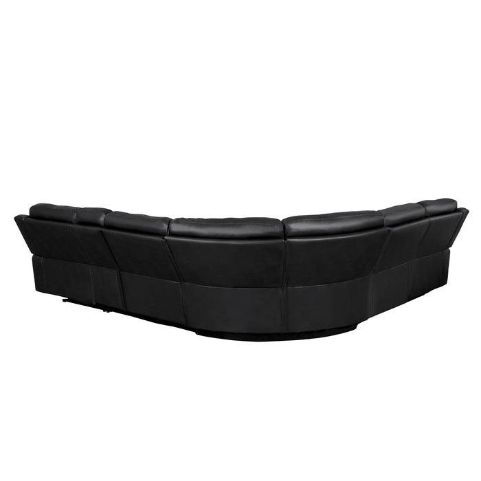 Falun Dark Brown 6 Piece Power Sectional 8260Db-6Pw | Homelegance