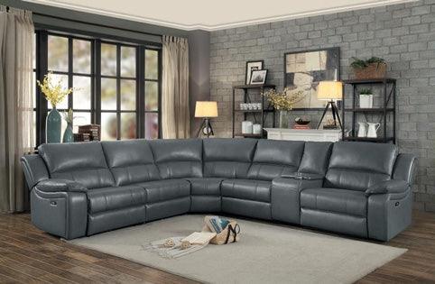 Falun Gray 6 Piece Power Sectional 8260Gy-Pw | Homelegance