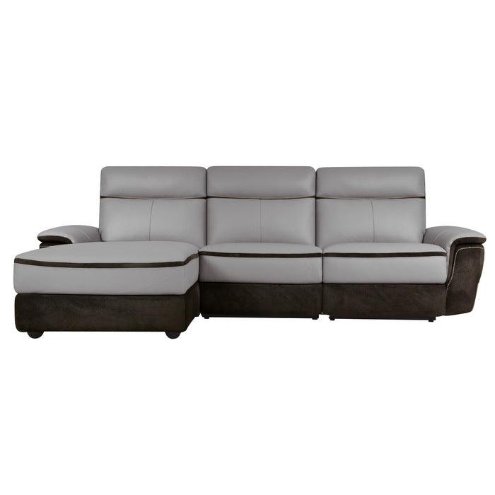Laertes 3-Piece Modular Power Reclining Sectional With Left Chaise In Taupe Gray 8318*35Lrr | Homelegance