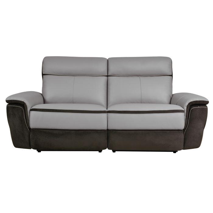 Laertes Power Double Reclining Loveseat In Taupe Gray 8318-2Pw* | Homelegance