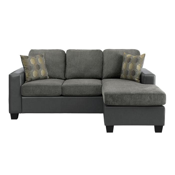 Slater Reversible Sofa Chaise In Gray 8401Gy-3Sc | Homelegance