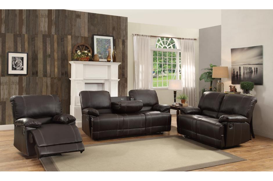 Cassville 3 Piece Reclining Living Room Set 8403-3Set | Homelegance
