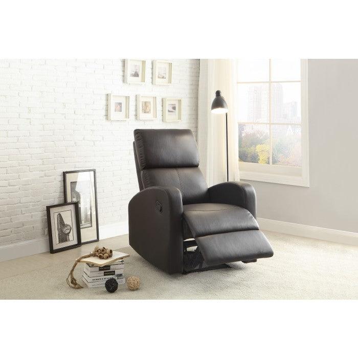 Mendon Reclining Chair In Dark Brown 8404Db-1 | Homelegance
