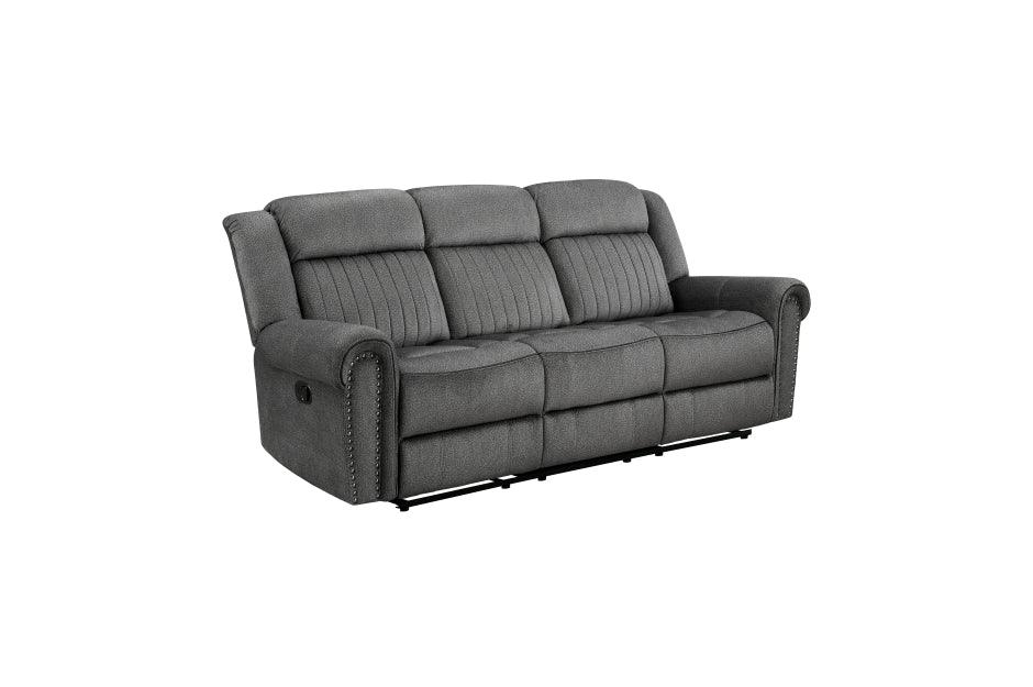 Brennen 2-Piece Sofa Set In Charcoal 9204Cc*2 | Homelegance