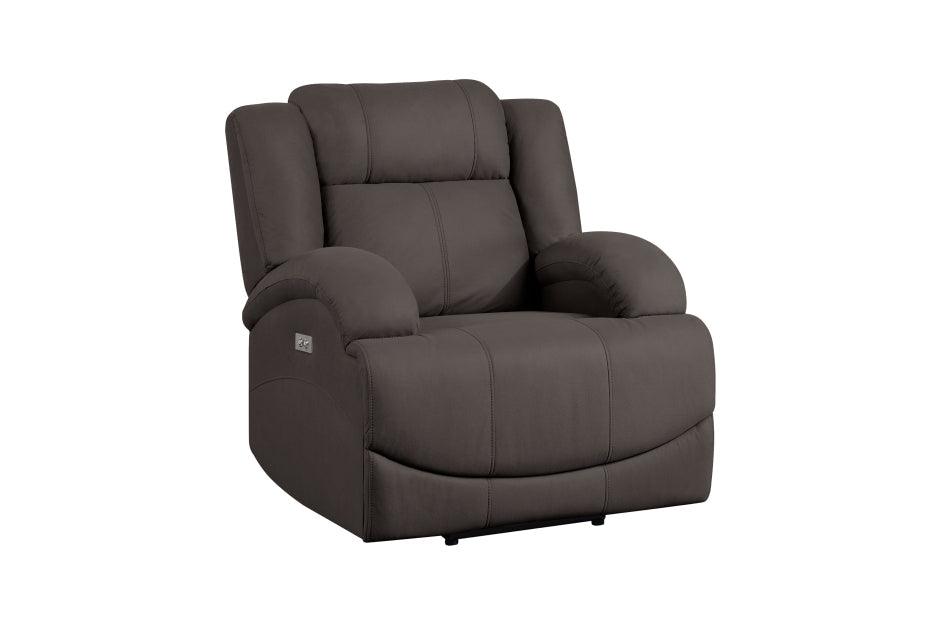 Camryn 3 Piece Power Reclining Living Room Set In Chocolate 9207Chc*3Pw | Homelegance