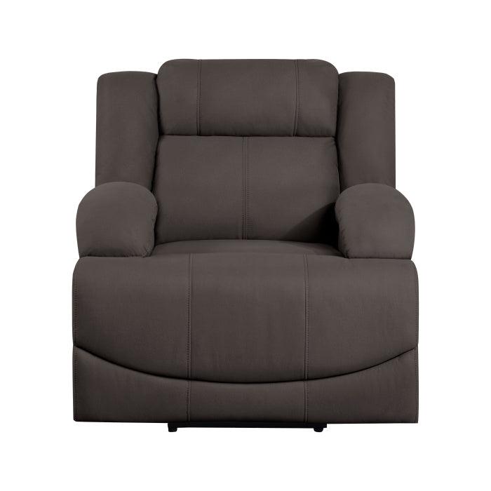 Camryn Power Reclining Chair In Chocolate 9207Chc-1Pw | Homelegance