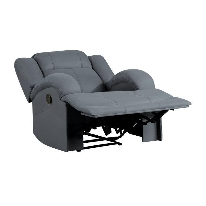 Camryn Reclining Chair In Graphite Blue 9207Gpb-1 | Homelegance