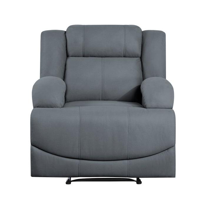 Camryn Reclining Chair In Graphite Blue 9207Gpb-1 | Homelegance