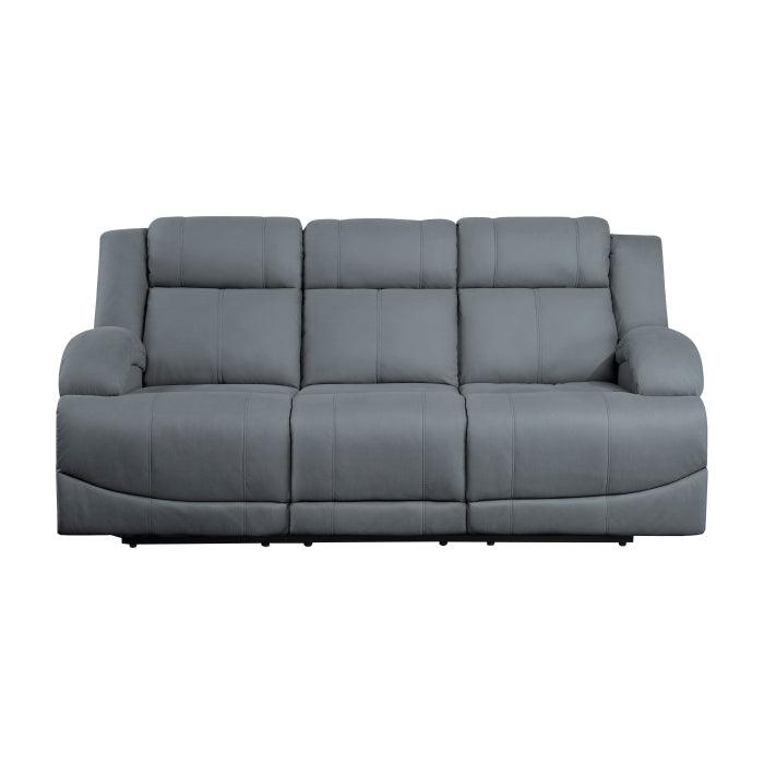 Camryn Power Double Reclining Sofa In Graphite Blue 9207Gpb-3Pw | Homelegance