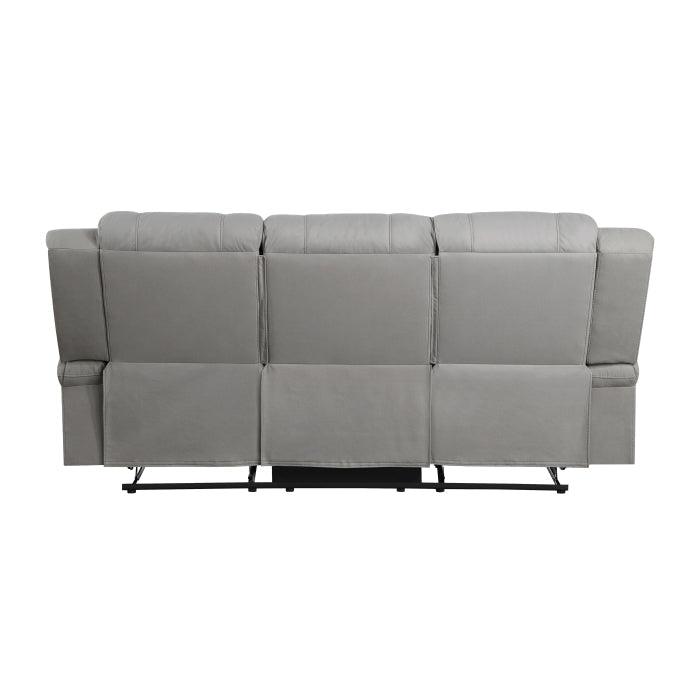 Camryn Double Reclining Sofa In Gray 9207Gry-3 | Homelegance