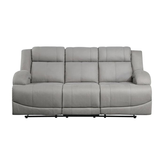 Camryn Double Reclining Sofa In Gray 9207Gry-3 | Homelegance
