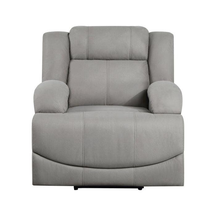 Camryn Power Reclining Chair In Gray 9207Gry-1Pw | Homelegance