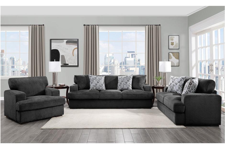 Rivermeade 3 Piece Living Room Set In Gray 9318Cbn-3-2-1 | Homelegance