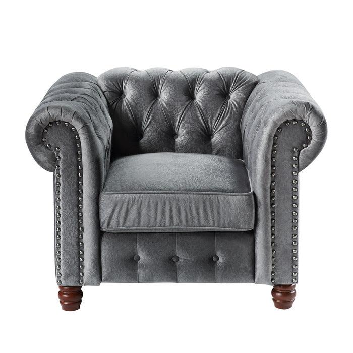 Welwyn Chair In Dark Gray 9326Dg-1 | Homelegance
