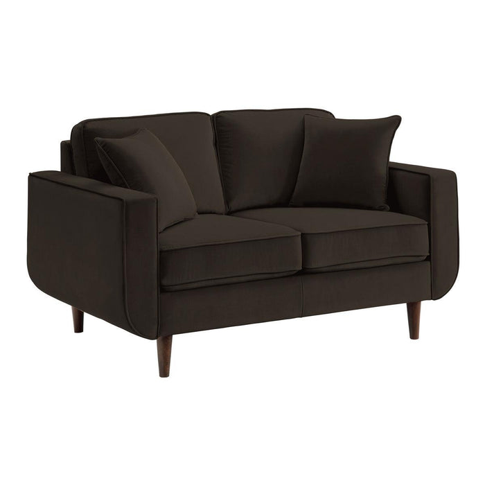 Rand Love Seat In Chocolate 9329Ch-2 | Homelegance