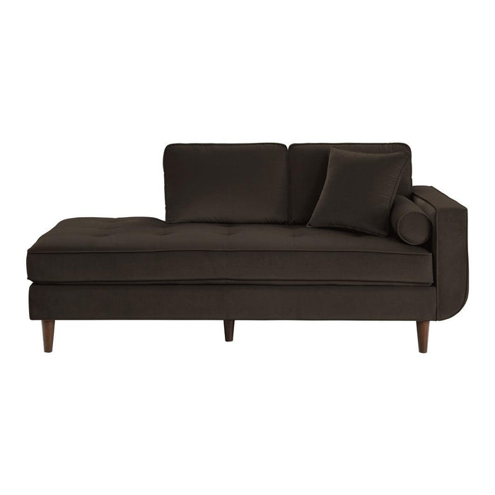 Rand Chaise In Chocolate 9329Ch-5 | Homelegance