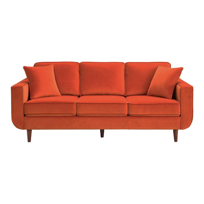 Rand 3 Piece Living Room Set In Orange 9329Rn-3-2-5 | Homelegance