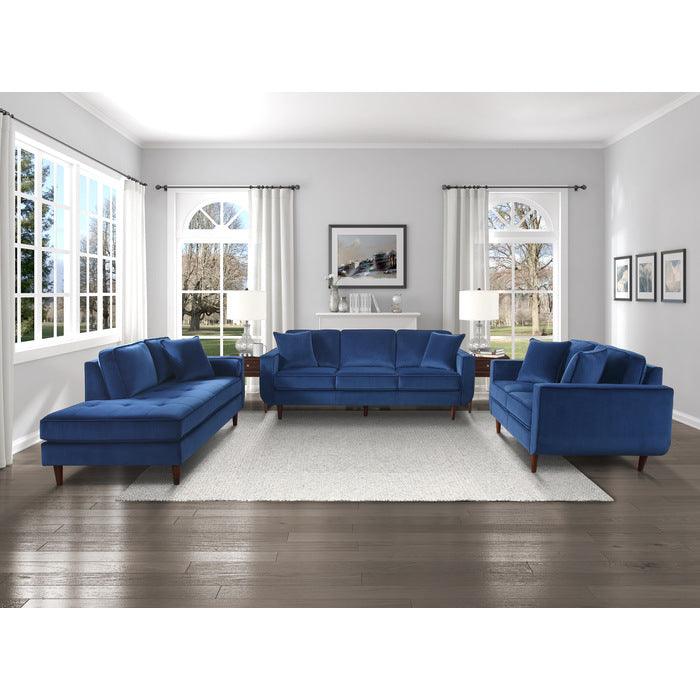 Rand 3 Piece Living Room Set In Navy 9329Bu-3-2-5 | Homelegance