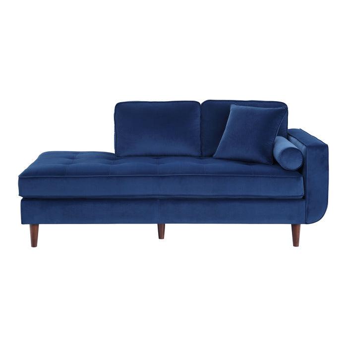 Rand Chaise In Navy 9329Bu-5 | Homelegance