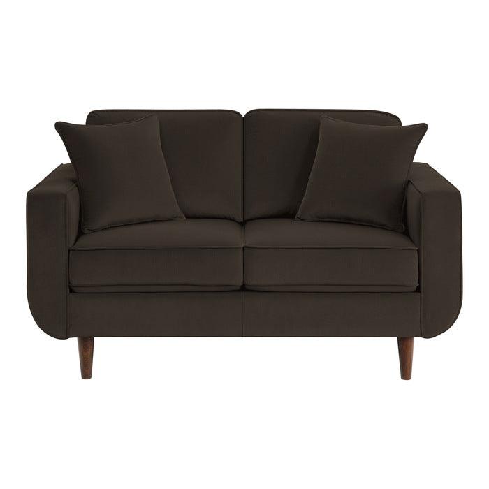 Rand Love Seat In Chocolate 9329Ch-2 | Homelegance