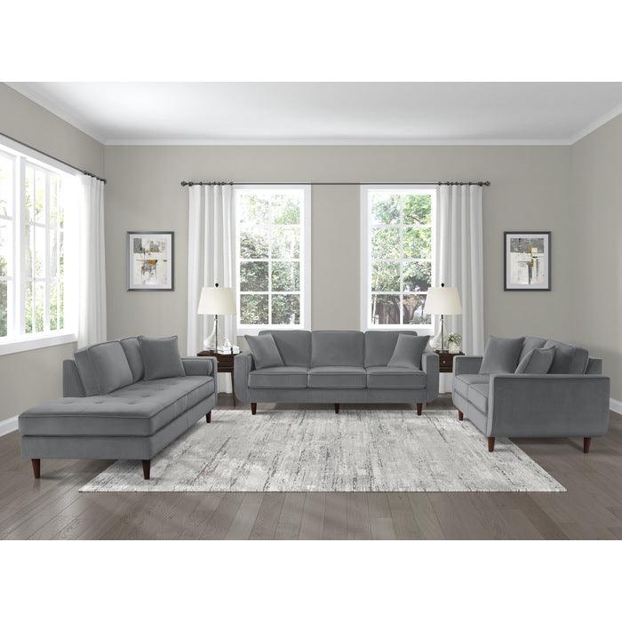 Rand 3 Piece Living Room Set In Gray 9329Gy-3-2-5 | Homelegance
