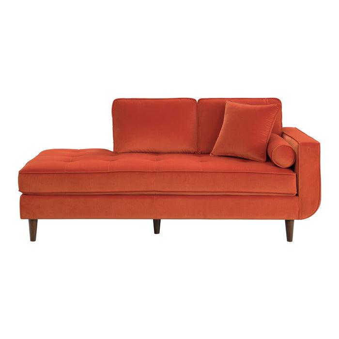 Rand Chaise In Orange 9329Rn-5 | Homelegance
