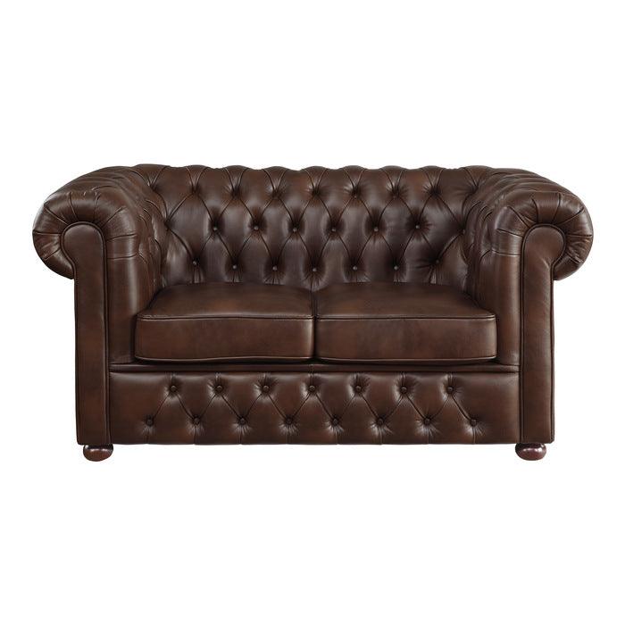 Tiverton Love Seat In Brown 9335Brw-2 | Homelegance