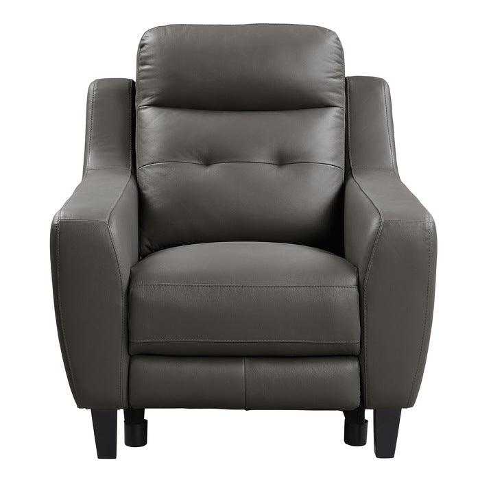 Conrad Power Reclining Chair In Grayish Brown 9337Gb-1Pw | Homelegance