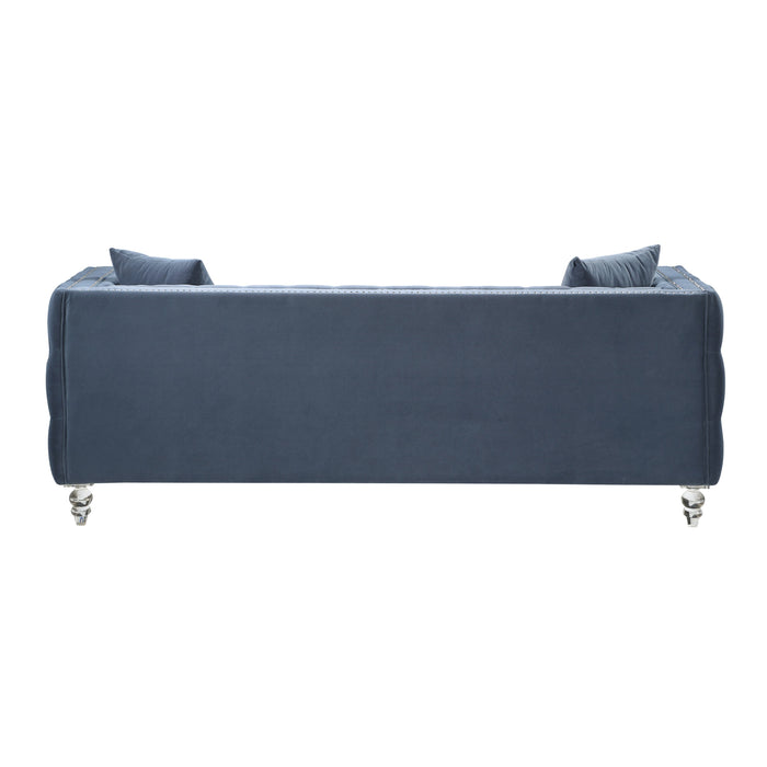 Orina 2 Piece Living Room Set In Blue 9349Dbu*2 | Homelegance