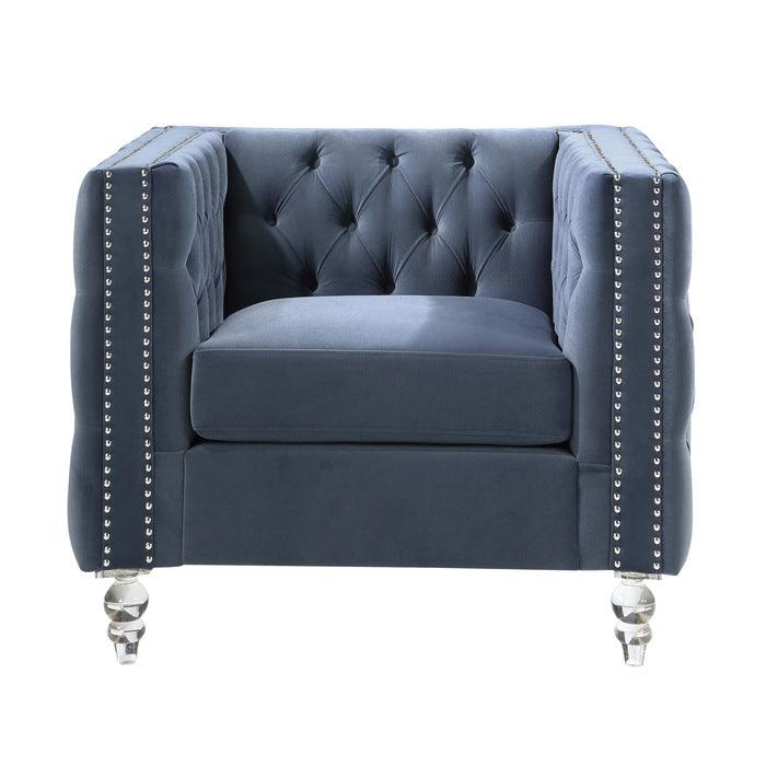 Orina Chair In Blue 9349Dbu-1 | Homelegance