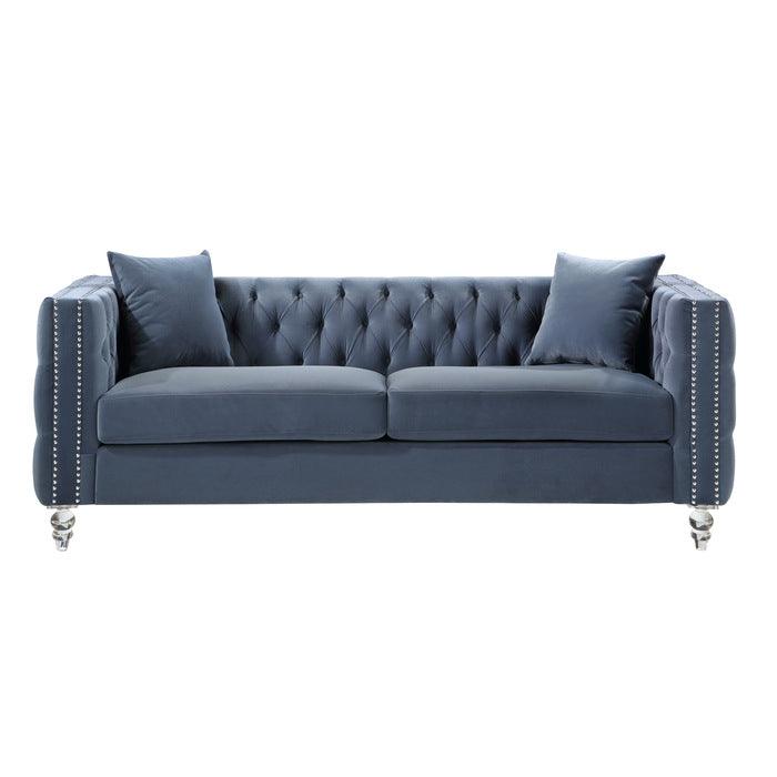 Orina Sofa In Blue 9349Dbu-3 | Homelegance