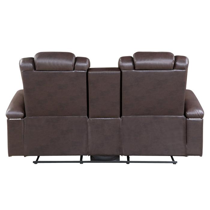 Caelan Power Double Reclining Love Seat 9366Db-2Pwh | Homelegance