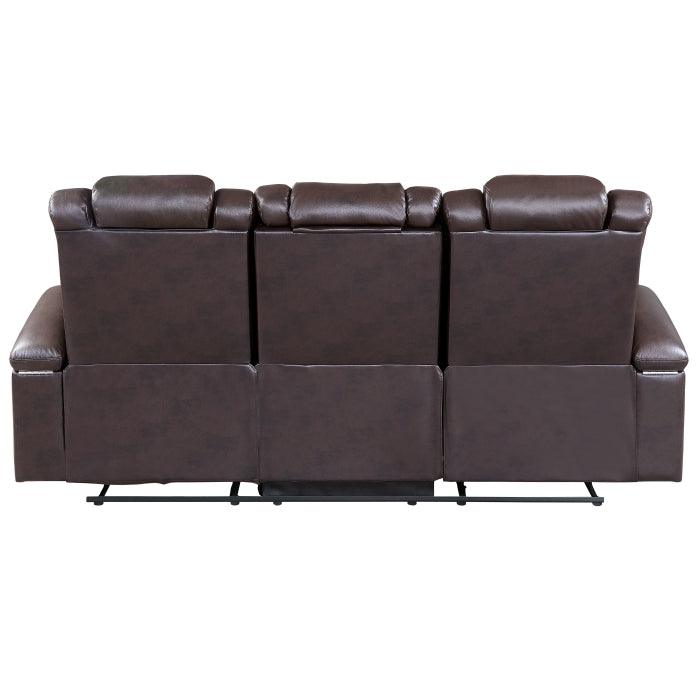 Caelan Power Double Reclining Sofa 9366Db-3Pwh | Homelegance