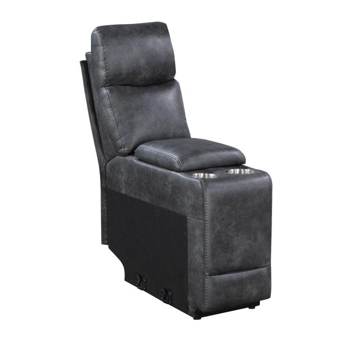 Gabriel 6-Piece Modular Power Reclining Sectional In Gray 9377Gry*6Lrrrpw | Homelegance