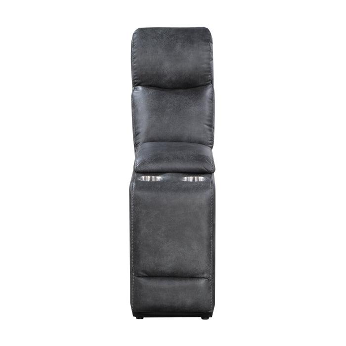 Gabriel 6-Piece Modular Power Reclining Sectional With Left Chaise In Gray 9377Gry*6Lcrrpw | Homelegance