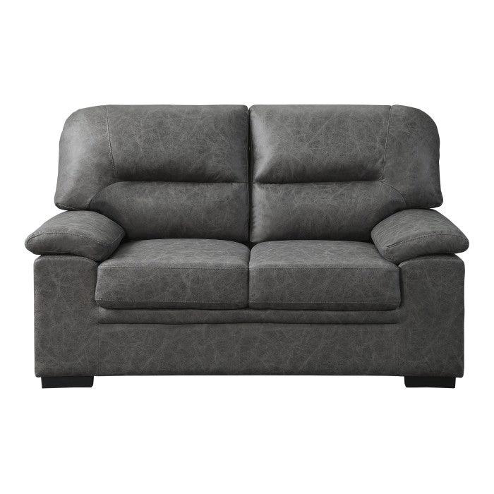 Michigan Love Seat In Dark Gray 9407Dg-2 | Homelegance