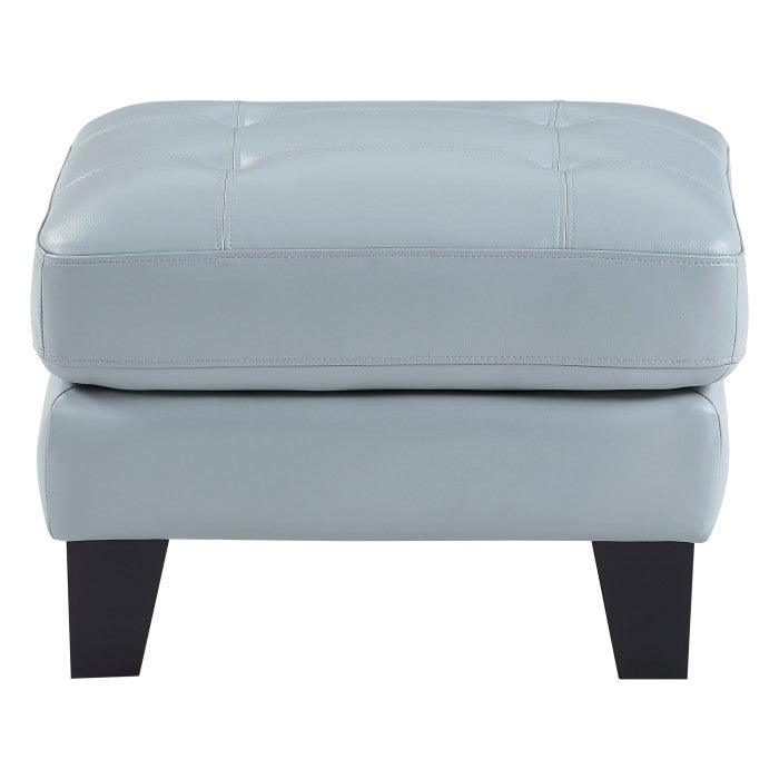 Spivey Ottoman In Aqua 9460Aq-4 | Homelegance